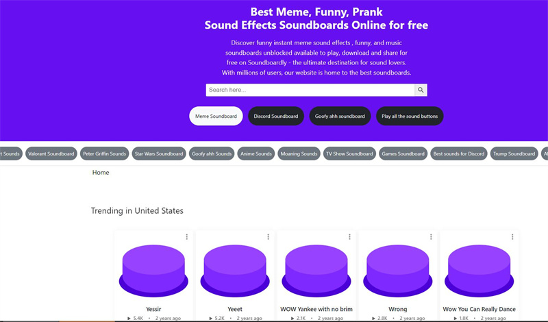 Myinstants  The largest instant sound buttons website in United