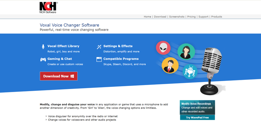 nch voxal voice changer