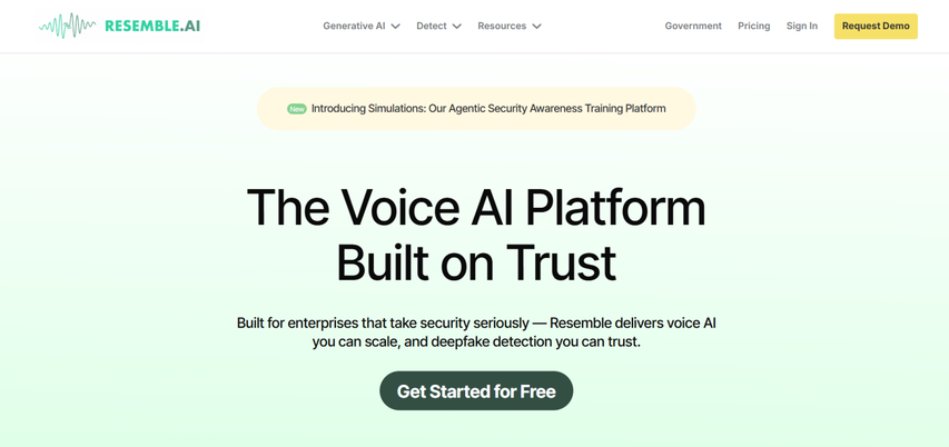 resemble ai for mafioso voice creation