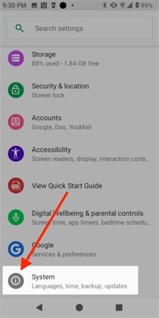 talk to text android system