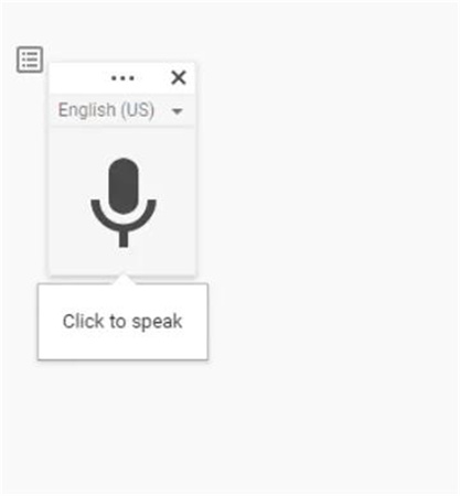 how to do speech to text on google docs ipad