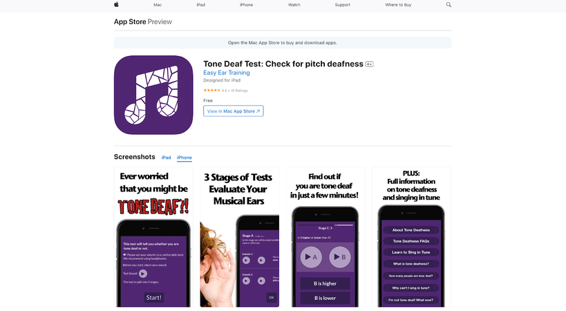 mobile friendly pitch test