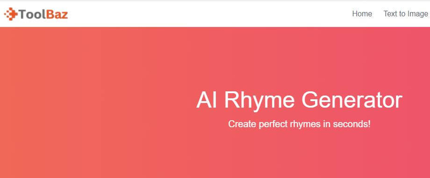 toolbaz ai rhyme generator