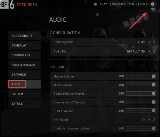 음성 채팅 켜기 및 끄기