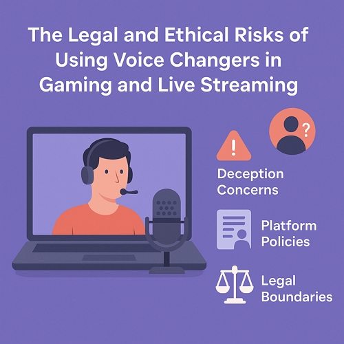voice changer compliance in gaming and streaming
