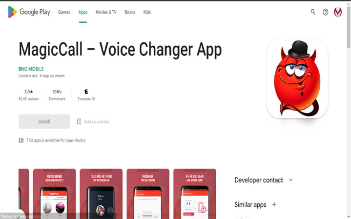 Voice Changer Plus dans l'App Store