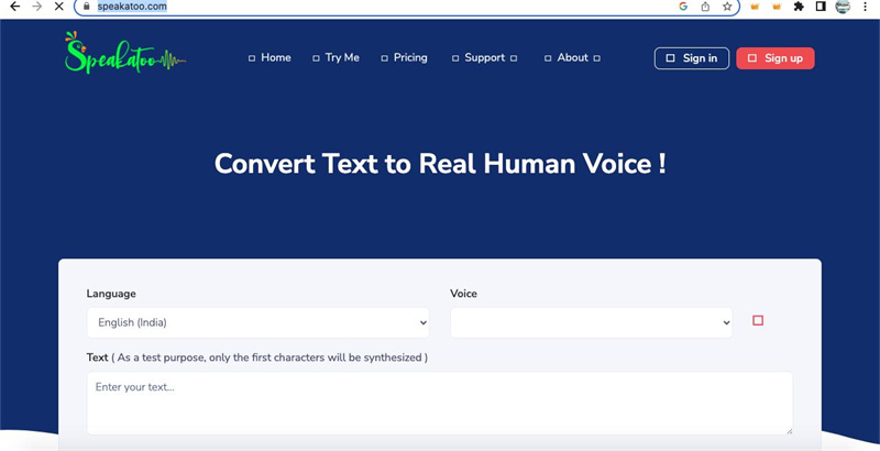 voicemaker 대체 대한 Speakatoo