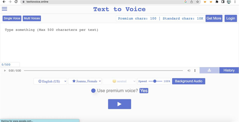 보이스 메이커 대체할 대안 Texttovoice.online
