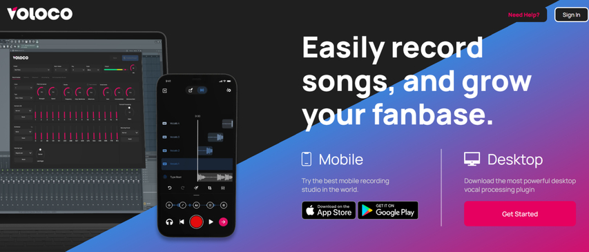 mobile voice changer for media singing