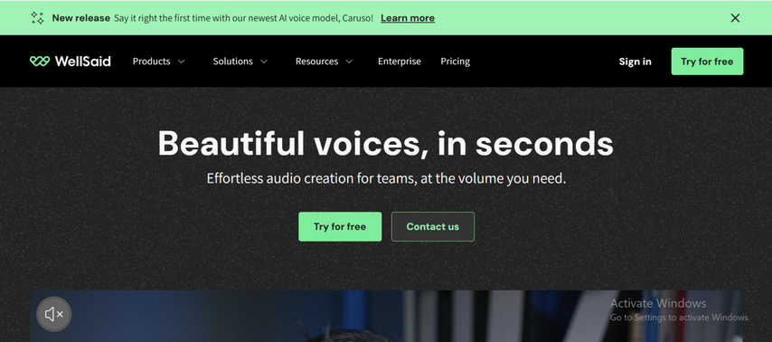human sounding voiceovers