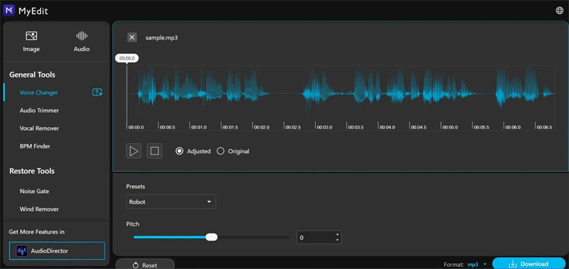 온라인 음성 변조 myedit