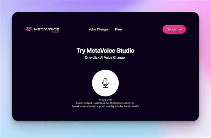 음성 변조 온라인 metavoice