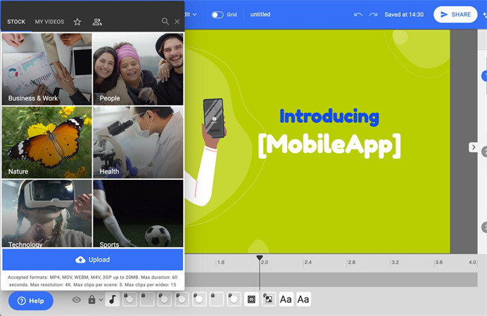 wideo تحويل النص إلى كلام.4
