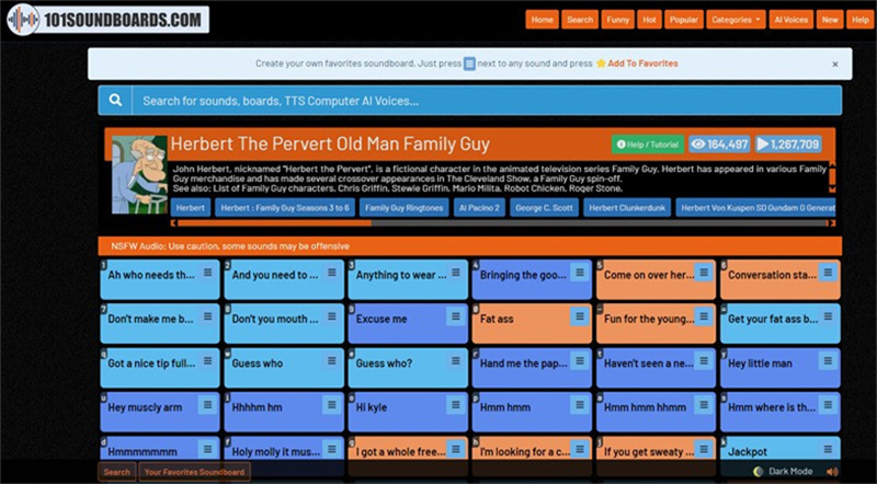 [2025] Herbert the Pervert: 3 Best Family Guy Soundboards