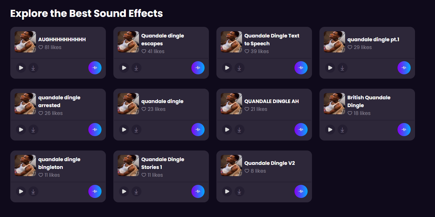 quandale dingle voice changer of fineshare