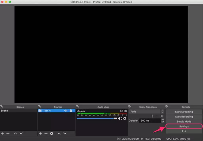 best audio setting for obs