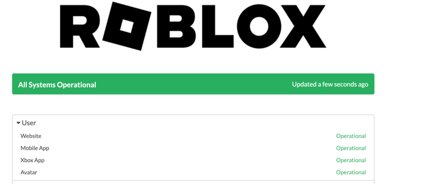 check roblox server status