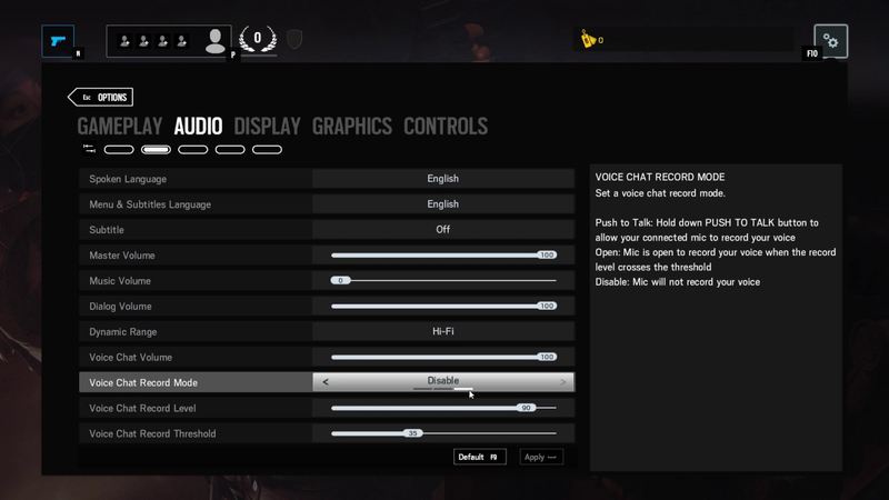 check voice chat record mode