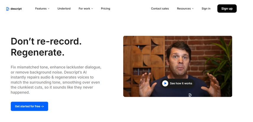 text based character voice