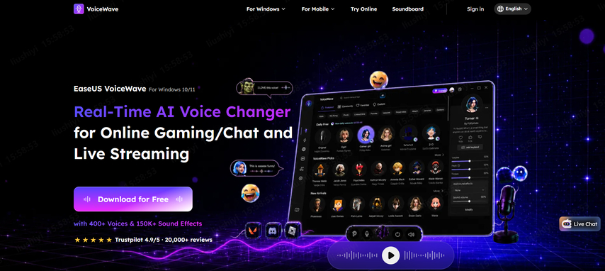 easeus voicewave ai voice changer