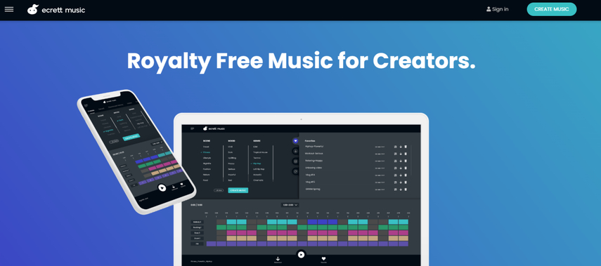 ecrett music ai generated lofi tracks