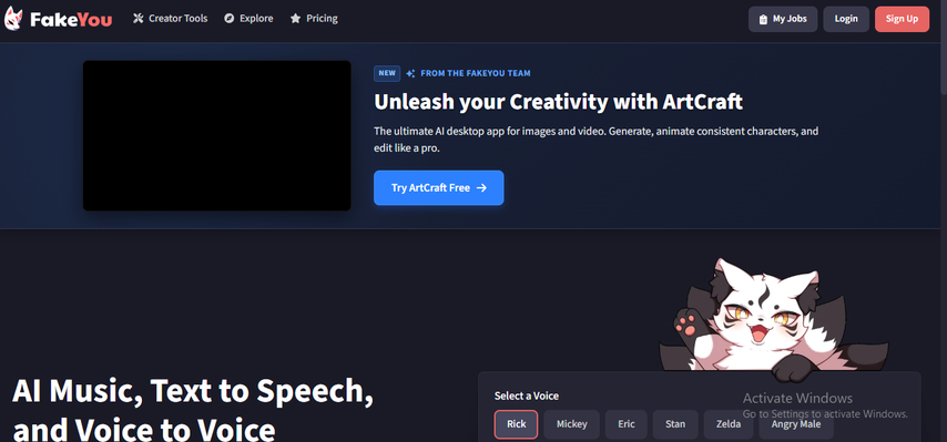 generate pibby ai voice online with fakeyou