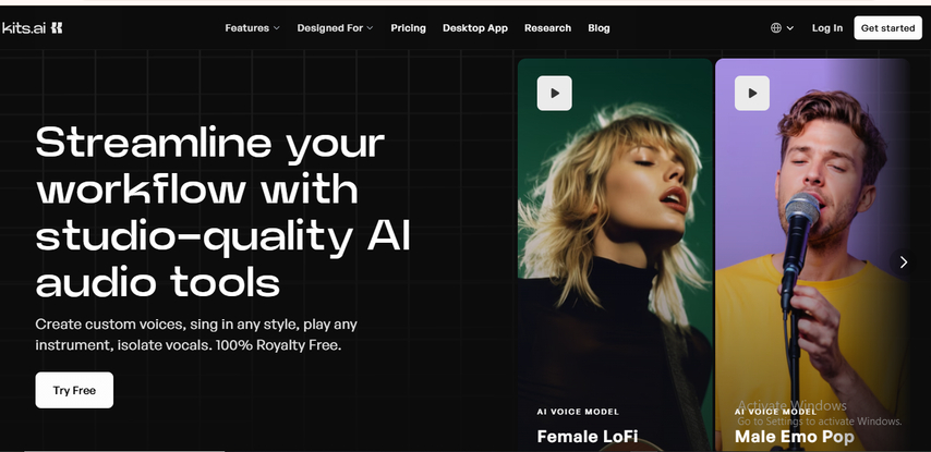design pibby ai voice using kits.ai