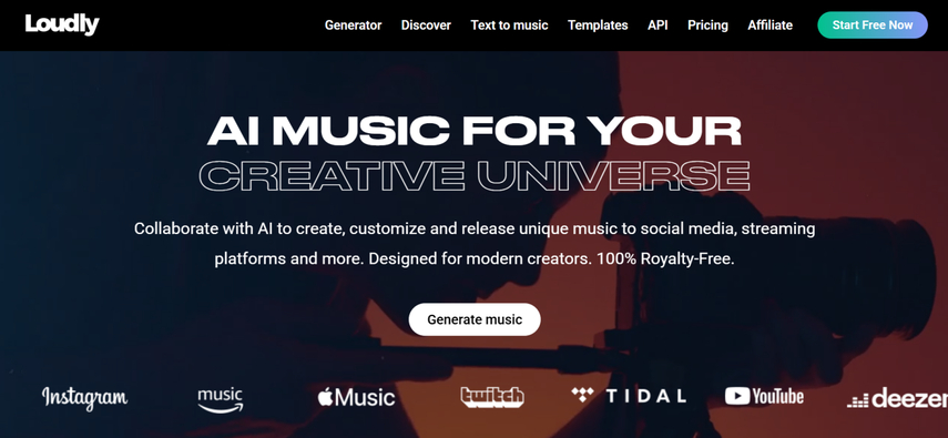 loudly ai lofi music generator for moods