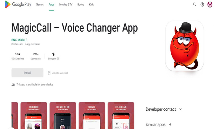 magiccall voice changer