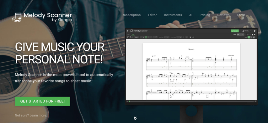 melody scanner ai chord recognition tool
