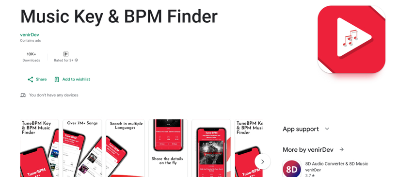 music key bpm finder