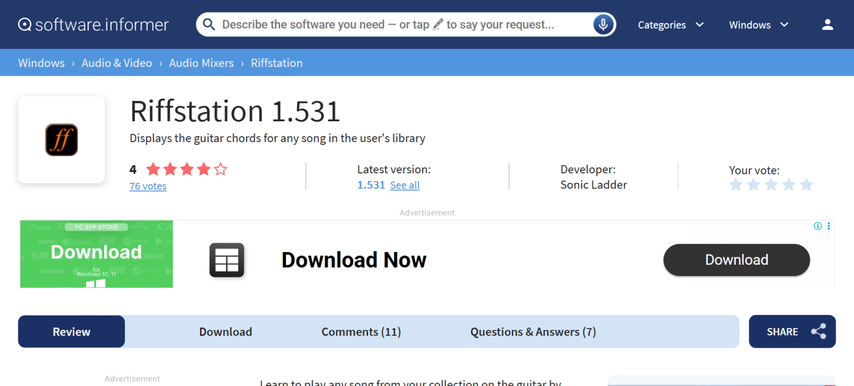 riffstation chord detection for guitarists
