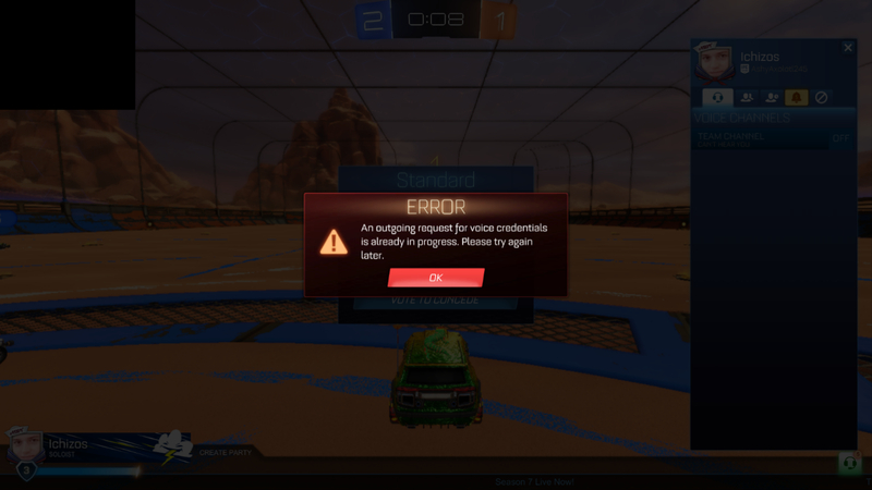 reasons why rocket league voice chat