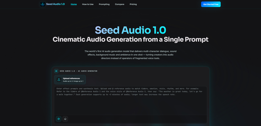 seed audio 1.0