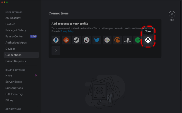 stream discord on console