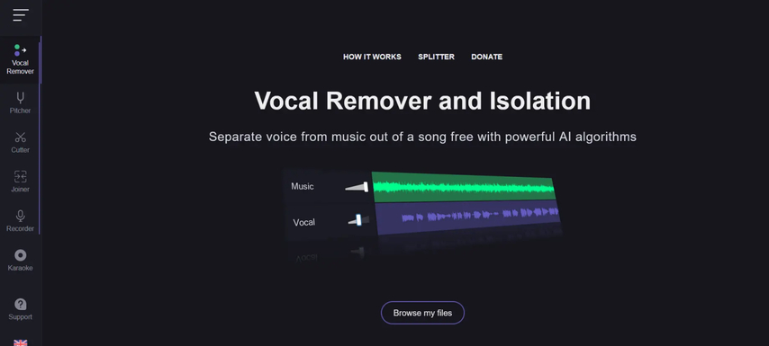 ai voice splitter