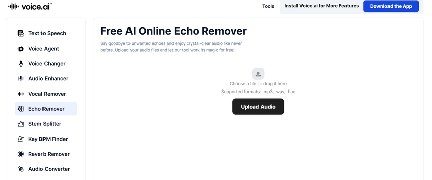 voice ai echo remover