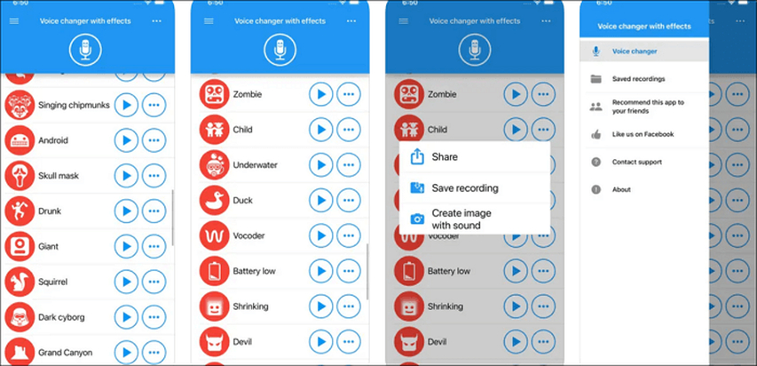 voice changer with effects