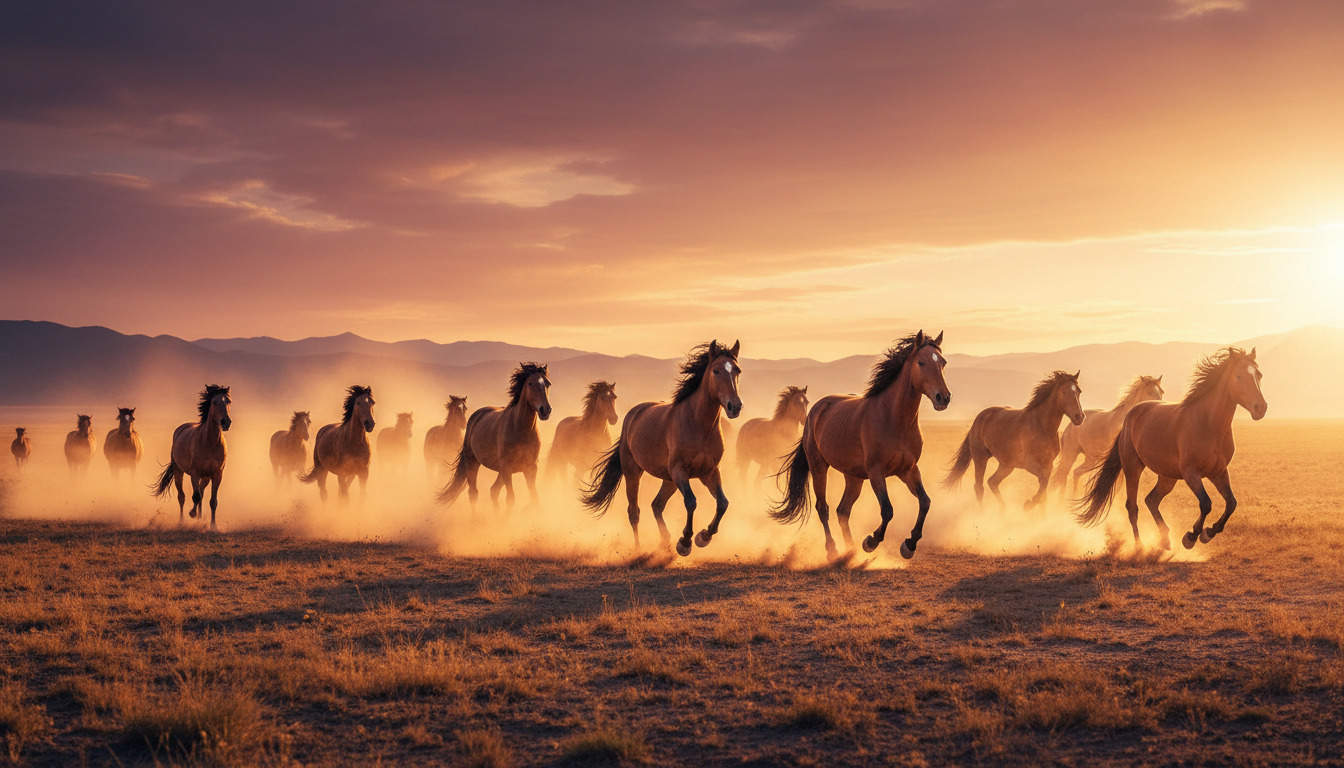 galloping horse wallpaper