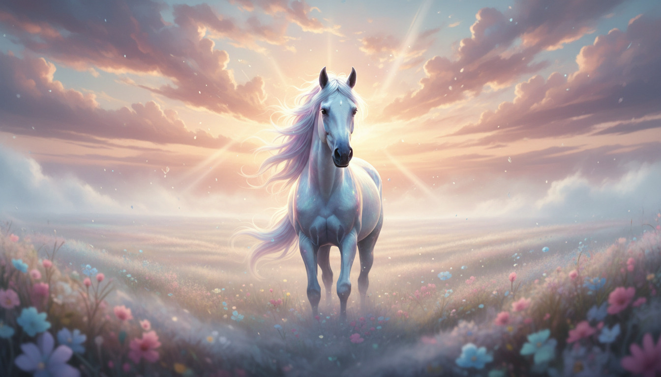 dreamy horse wallpaper