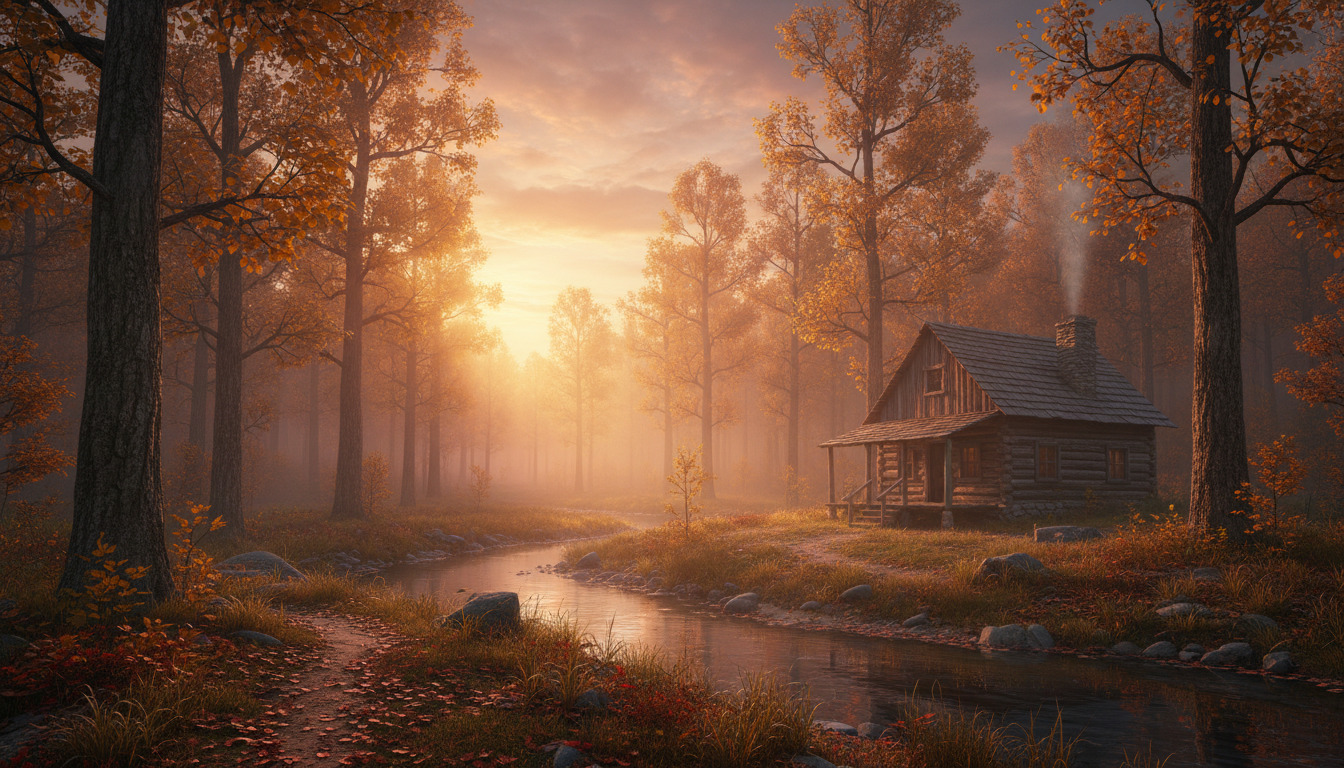 forest in fall mac wallpaper