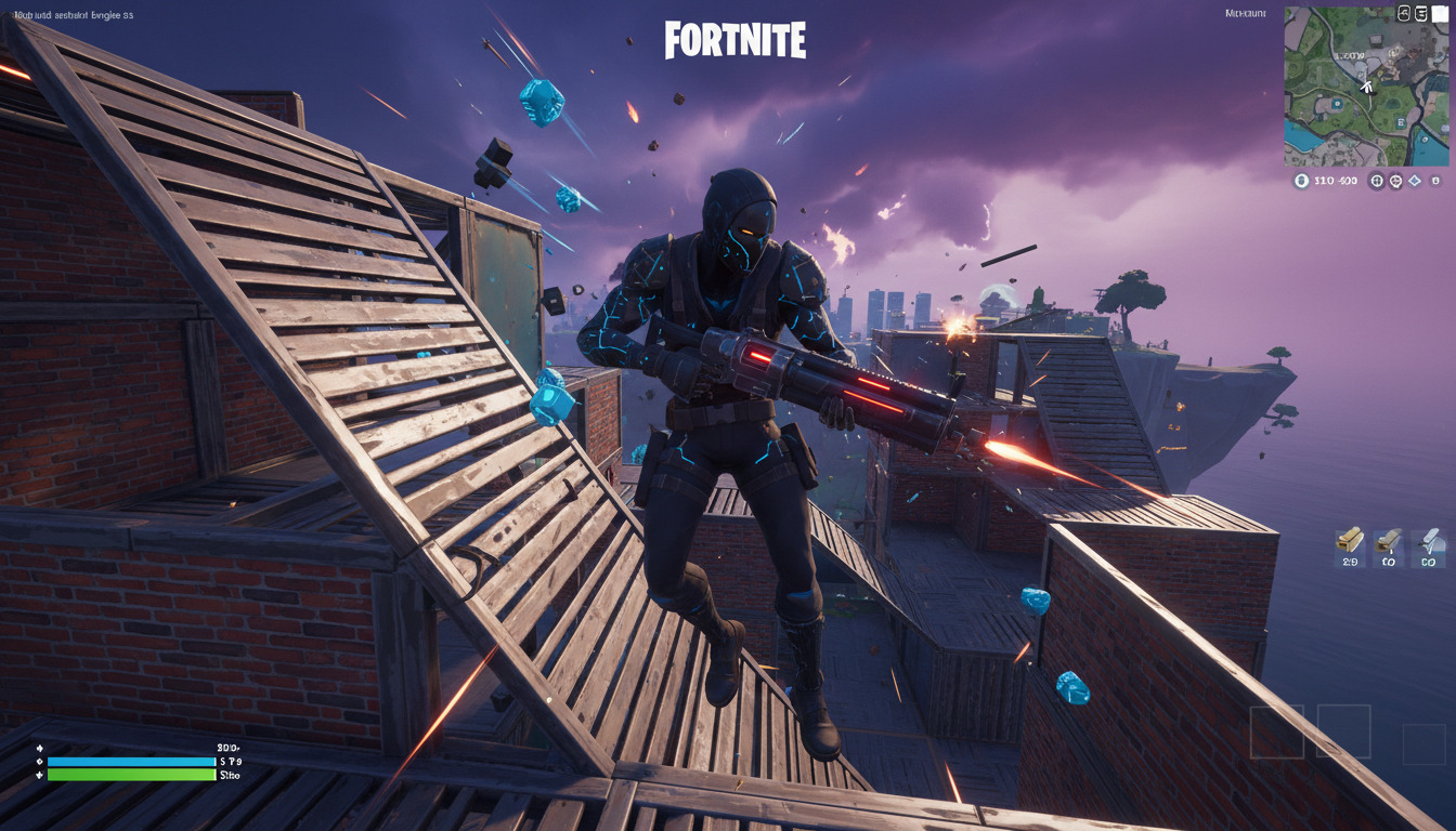 fortnite gameplay scene