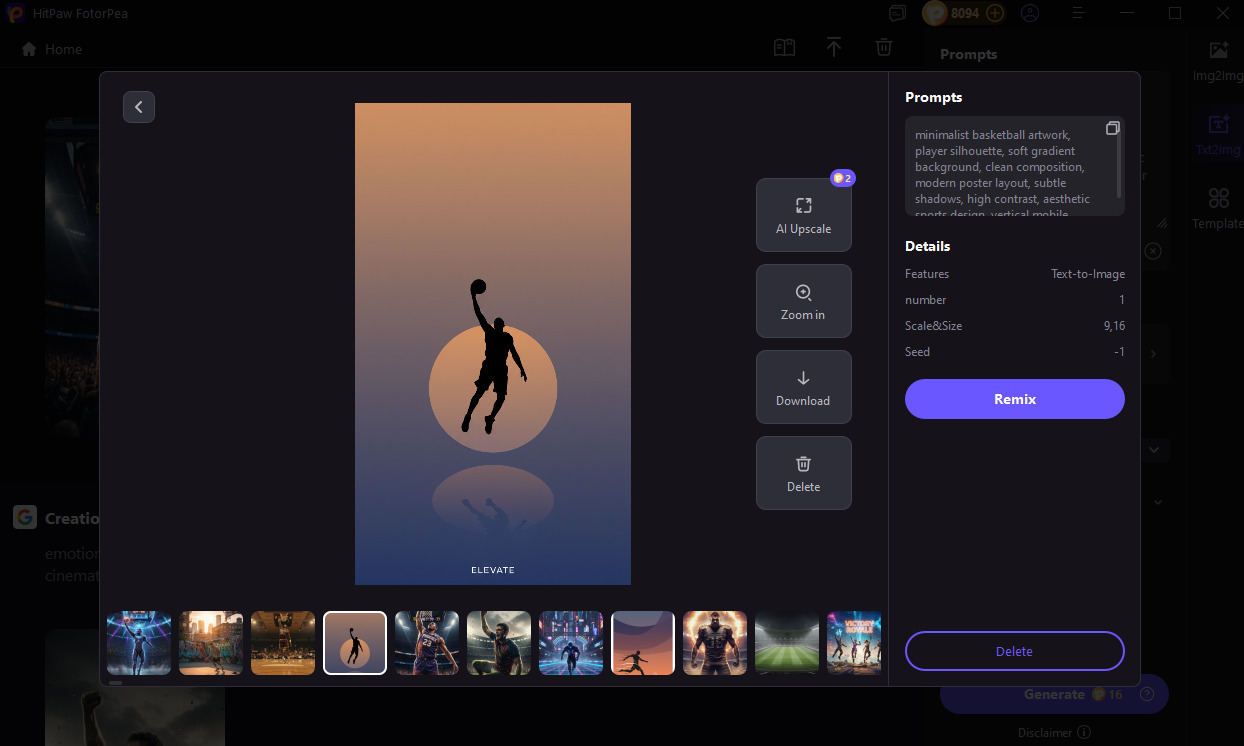 generate basketball wallpaper with fotorpea