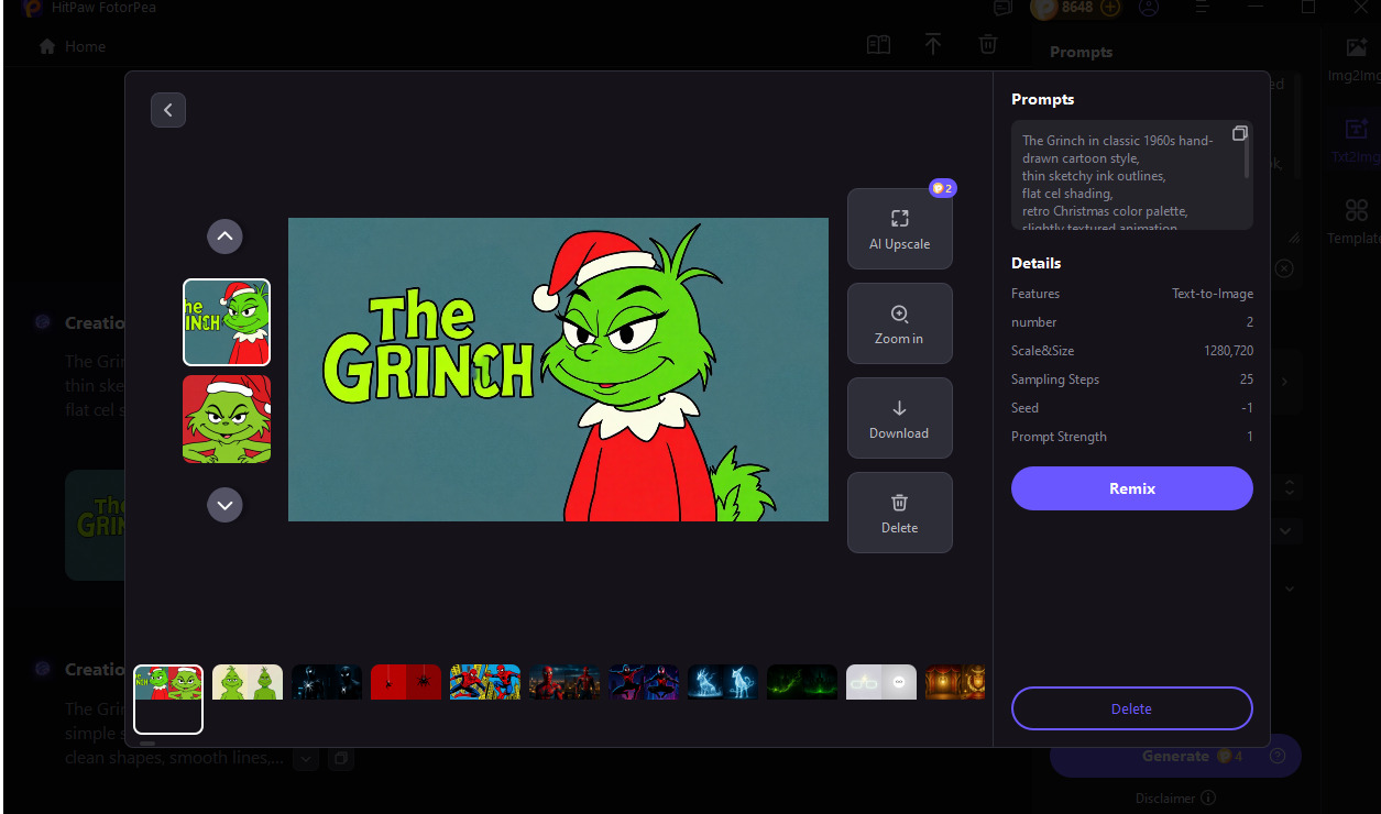 generate grinch wallpaper with fotorpea
