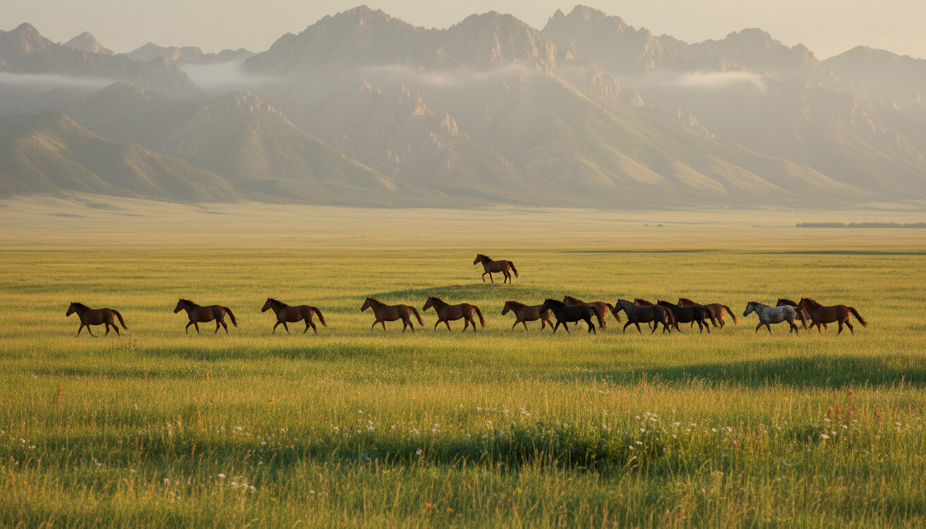 landscape horse wallpaper