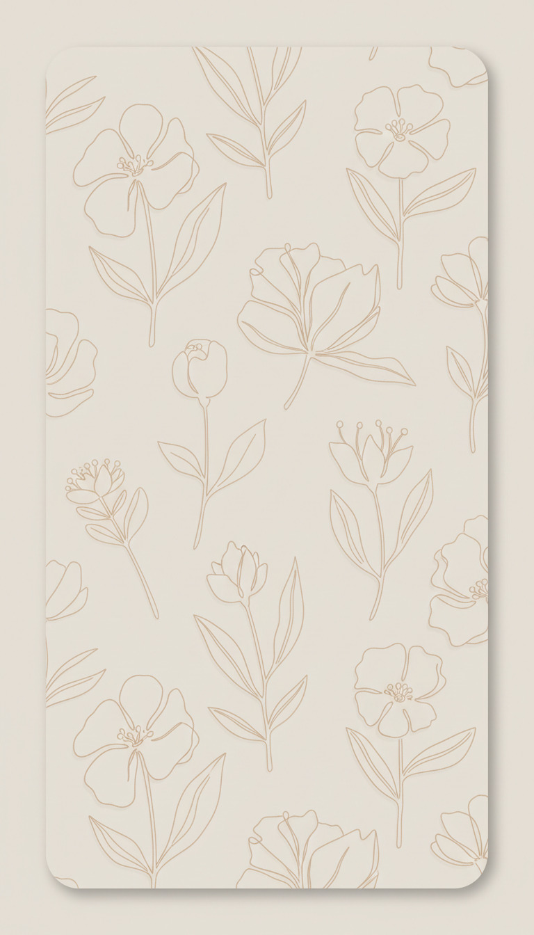 line art flower wallpaper