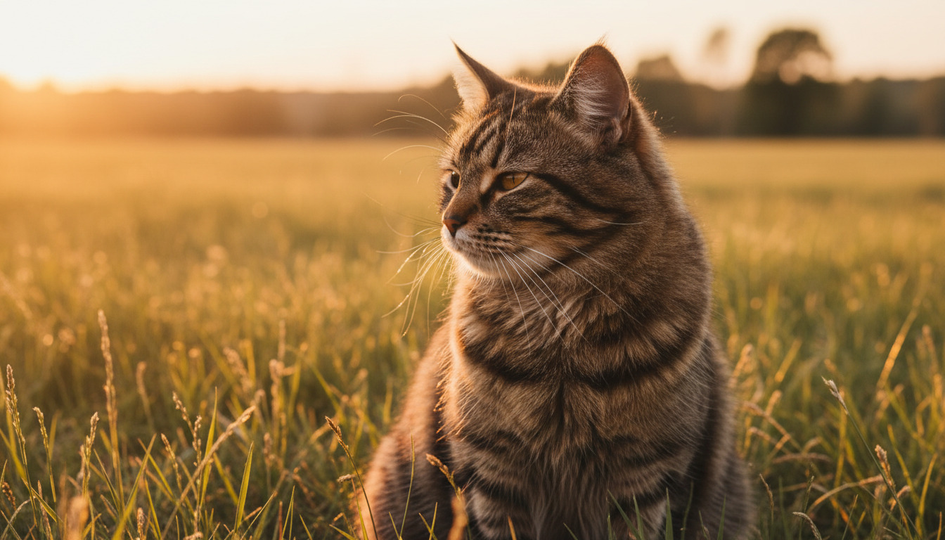 nature tabby cat photo