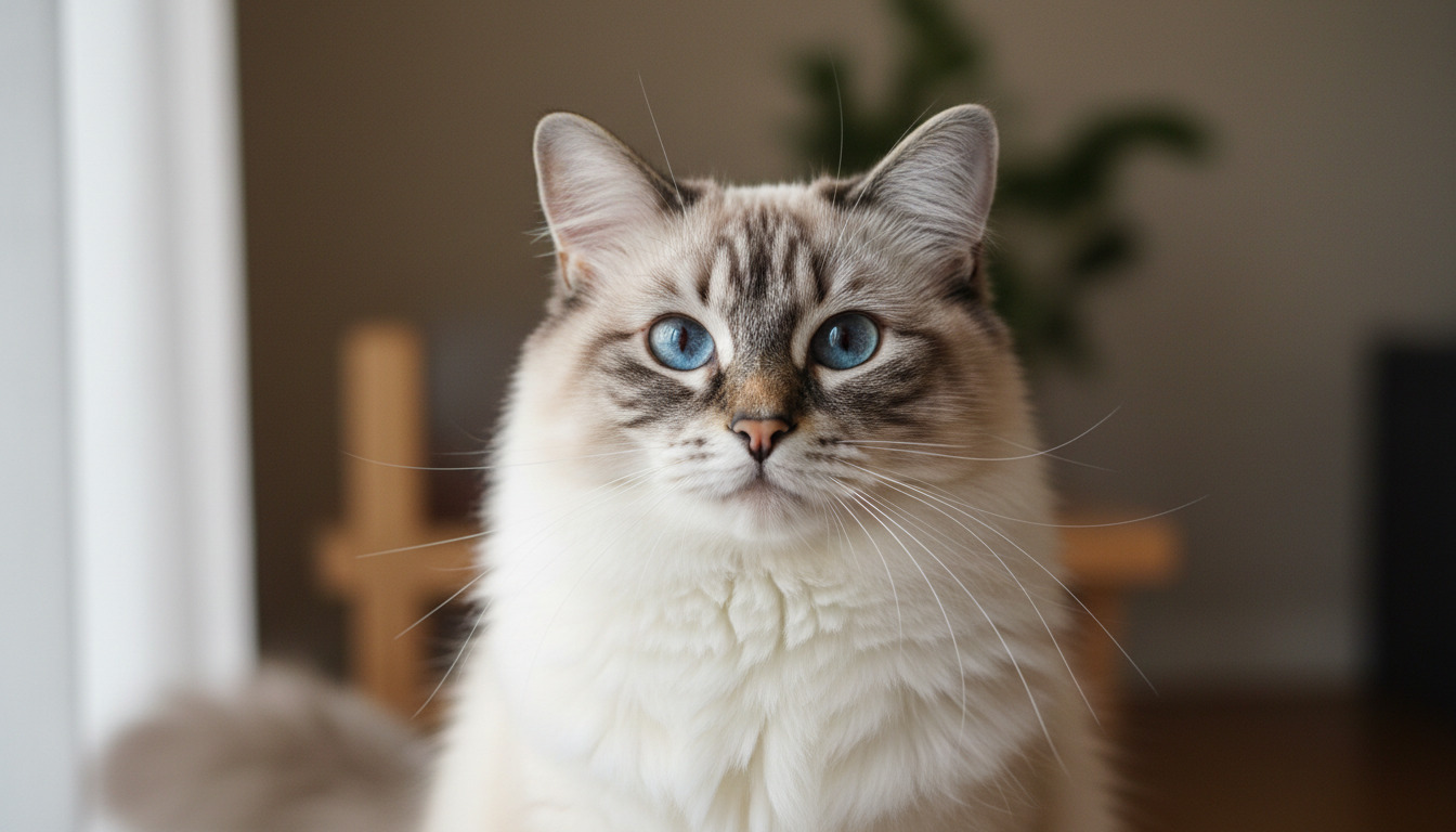 ragdoll cat portrait
