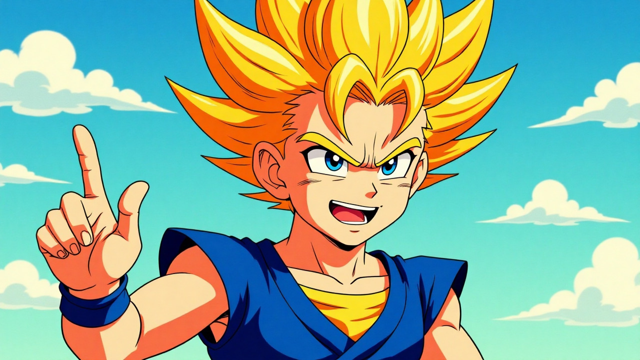 Classic 90s retro Dragon Ball Z Goku wallpaper