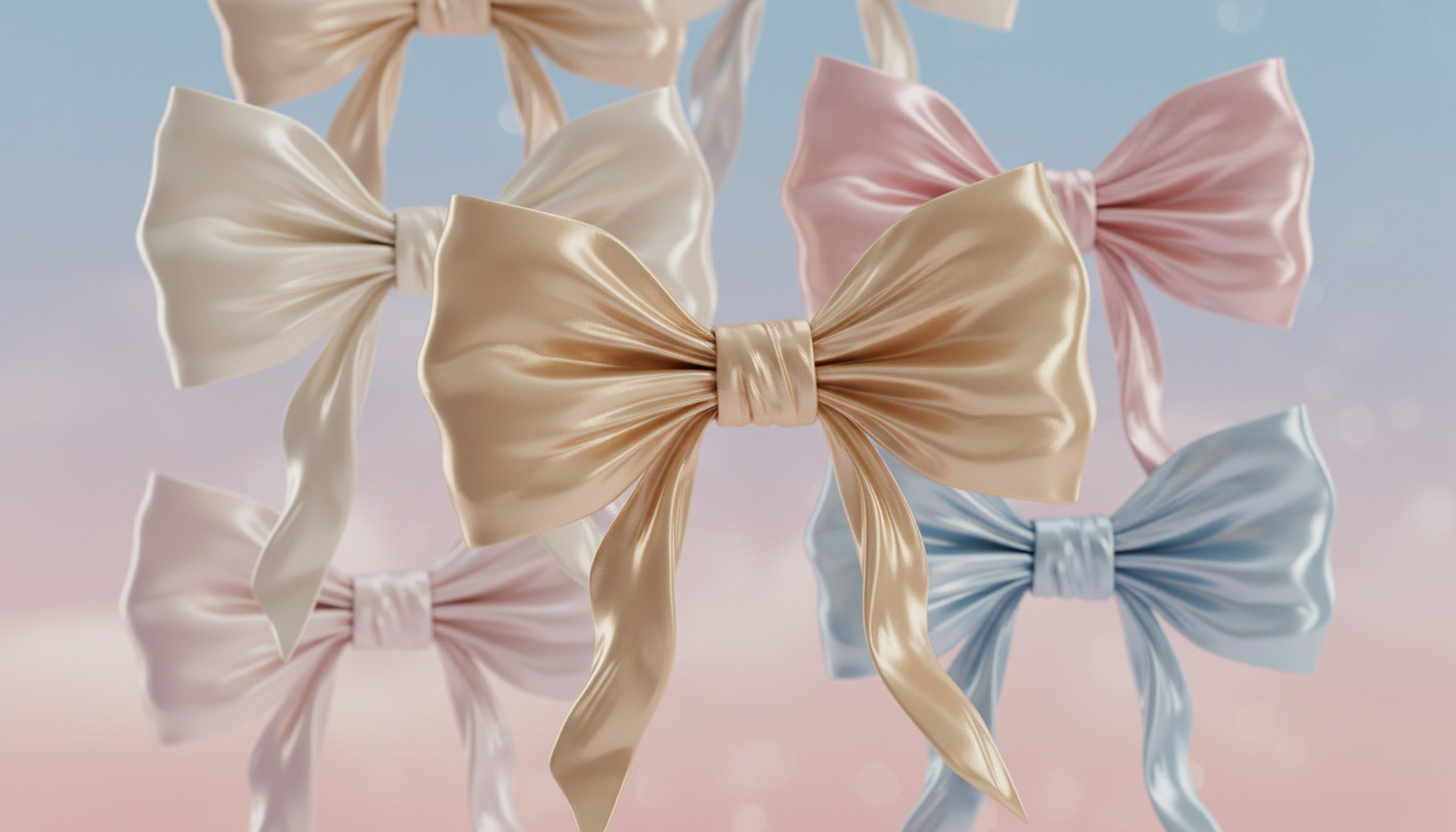 silk bow wallpaper